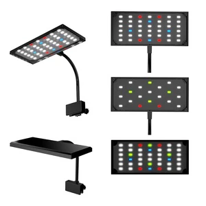 Dimmable Color Changing LED Clip Light for Aquatic Plants and Small Fish Tank Lightweight Durable for Fish Tank Lighting