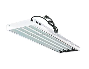Hydroponics Lighting Fixture T5 Double Fluorescent Lamp with Reflector T5 Fixture