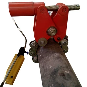 Gas Pipeline Chain Cutting Machine Stainless Steel Aluminum Hydraulic Automatic Pipe Cutter 220V 2000W PVC/Plastic Gear