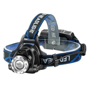 Super Bright 5W T6 LED Headlamp Light Zoomable and Sensor USB rechargeable