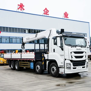 New Design Hydraulic Mobile Telescopic 16 Tons ISUZU GIGA Remote Control Truck Mounted Crane For Sale