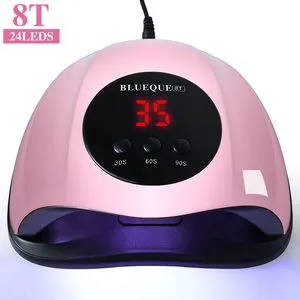 24LED UV LED Nail Lamp Fast Automatic Sensor Dryer with 3 Timer Setting Small Port for Gel Polish Model D0100XFIVYW