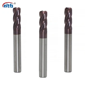 4 Flutes Solid Carbide Corner Radius End Mill Milling Cutter ODM/OEM High Speed CNC