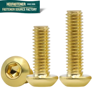 Asme Ansi Unc Brass H62 1/4-20 5/16-18 3/8-16 10# 8# 6# 4# Inch Full Thread Screws Hexagonal Socket Pan Head Cap Copper Screws