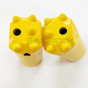 Forged Carbon Steel & Tungsten Carbide Button Drill Bit with 7/11/12 Taper for Quarrying Mining Well Drilling (Sinorock Brand)
