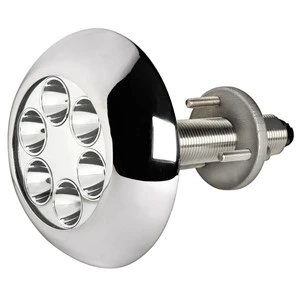 Underwater 6-LED White Aquarium Light with Studs for Enhancing Fish Tank Ambiance