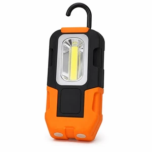 HB-326 IP44 Waterproof ABS Portable Battery Powered Magnetic COB LED Work Light 180LM 4-Hour Runtime for Workshop Repair