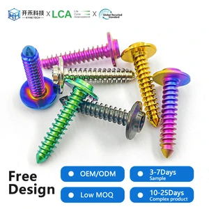 Premium Titanium Alloy Self-Tapping Screws Rust Proof Wear Resistant for Industrial & Mechanical Fixing