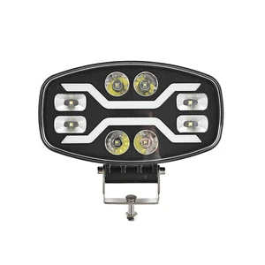9 Inch 12-36V IP67 LED Heavy Duty Spot Auxiliary Driving Lights Offroad For ATV UTV Truck 4x4