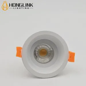 COB Recessed GU10 Downlight Anti Glare Indoor Supermarket Office LED Spotlight Ceiling Embedded Lighting Fixture