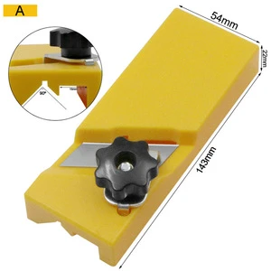 Manual Woodworking Planer Gypsum Board Chamfering Device Right Flat Angle Carpenter Chamfer Tool Hand Trimmer