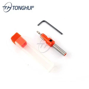 Woodworking Tungsten Carbide TCT Countersink Drill Bit with Round Shank for Efficient Drilling Hard Wood Chipboard