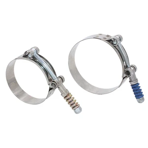 Stainless Steel Clamps T Bolt Hose Clamp with Spring