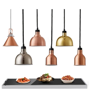 Warm Hanging Food-Heating Lamp Adjustable Length for Food Warming Lamp Buffet Dining Counter