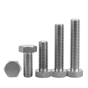 TA2 Titanium Alloy M2 M2.5 M3 M4 M5 Hex Head Bolts External Hexagon Bolts Screws
