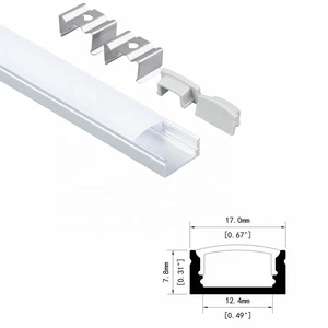 1708 Led Line Light 12V Cabinet Light Super Bright Aluminum Profile For 4ft Surface Mounted Linear Led Light