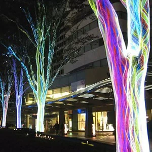 IP65 Rated RGBW Mixing Color Super Bright LED Fiber Optic Mesh Light For Ceiling And Tree Decoration With Good Price