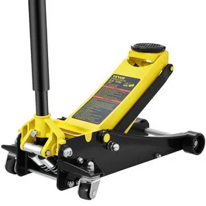 3 Ton Heavy-Duty Steel Racing Floor Jack Low Profile Dual Piston Quick Lift Pump Car Jacks Model D0100H53RCP