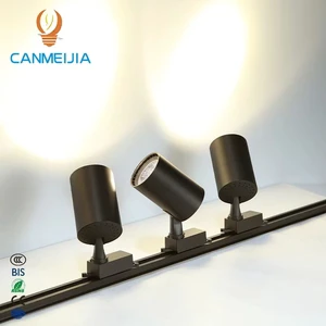 Contemporary Interior Hotel Store Office Home Adjustable Angle LED Ceiling Track Lamps Led Recessed Track Lights/Spot Lights