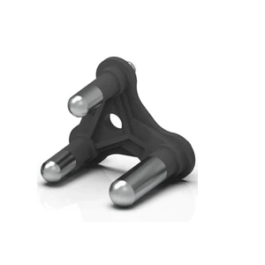 South Africa 3 Pin Insert Round Pin Plug 250V 3 Prong Plug for Power Cord