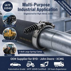 Customizable T Bolt Spring Loaded Clamp for Special Purpose Vehicles and Machinery