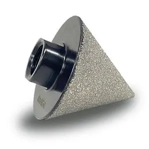 M14 Vacuum Brazed Marble Tile Finger Chamfer Beveling Cone Glass Drill Bit Diamond Countersink Diamond Chamfer Bits