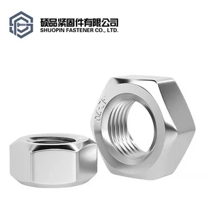 DIN 934 A2-70 Stainless Steel Hex Nut-Metric M3 Fully Passivated Finish CNC Machined Fastening Nut for Machinery Construction