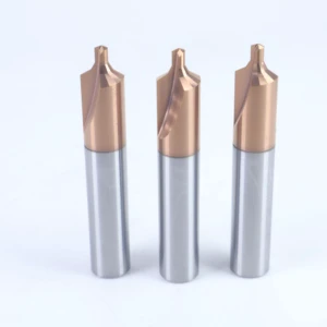 Customized Fully Ground Stainless Center Drill with Copper Coating for Smooth Chamfering & Positioning