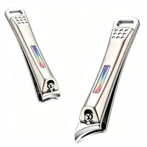 Stainless Steel Sharp Nail Clipper Portable Single Nail Cutter For Finger Manicure & Nail Removing Household Nail Tool
