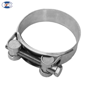 HF T-Bolt Hose Clamps Double Bolt Pipe Hose Clamp