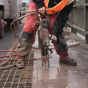 ICS 890F4 Hydraulic Concrete Chain Saw Powerhead Only Product in Hydraulic Chain Saws Category