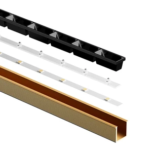 New Style and Luxurious Intelligent Cabinet Light with UGR Optical Lenses That Can Rotate and Dim Light