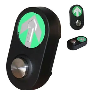Hot Selling LED Magnetic Switch Battery Powered IP65 Rated Pedestrian Intersection Arrow Guided Traffic Signal Button