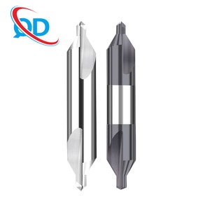 Tungsten Carbide Double End Center Drill Set 60/65 Degree HRC58 Coated Extended Length Spotting Drill Bits for Aluminum Steel
