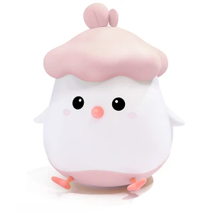 Bedside Cordless Rechargeable Bedroom Mini Usb Portable Gift Cartoon Bed Lamp Baby Silicone Night Light