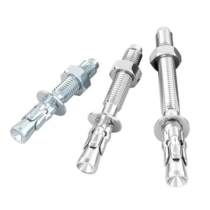 Grade 4.8 8.8 SS 304 Wedge Anchor Standard Fastener Anchor Wedge Bolts For Cement And Concrete