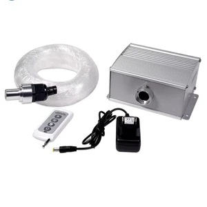 10W White LED Fiber Optic Lights with 6 Colors Change Aluminum Construction DMX512 Control CE Certified