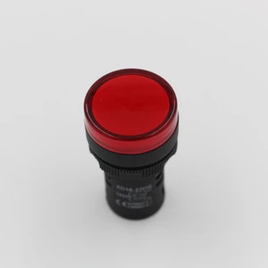 Ad22-22DS LED Indicator Lamp Red Signal Lamp with 220V LED Indicators Made of Plastic and Metal