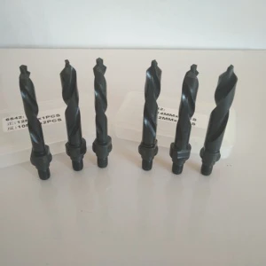 High-Speed Steel Bit Set Hexagonal Quick Change Shank 10mm Glass Drill Bit and 4mm Center Drill Bit Carbide Material