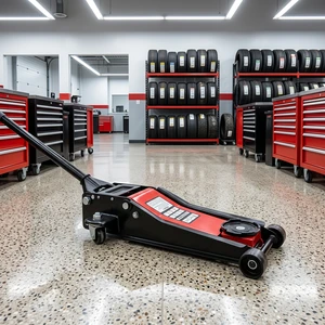 Horizontal Jack, Car Repair Lifter, Horizontal Hydraulic Professional Floor Jack, Car Jack 330C, 3t Hydraulic Floor Jack