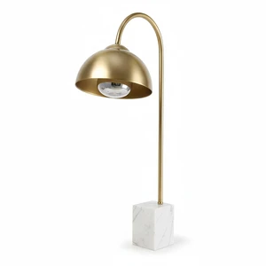 201/304 Stainless Steel Food Heating Lamp Food Light with a Robust Non-slip Marble Base for Restaurant Hotel