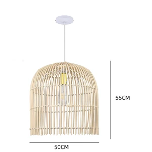Rattan Ceiling Light Suitable for Interior Decoration Offering Natural Material Look and Gentle Illumination
