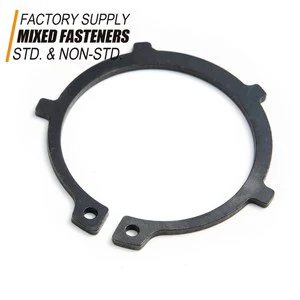 Steel Retaining Rings with Lugs for Shafts (Internal Circlips) ASME Standard Black Finish