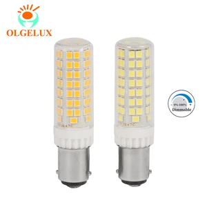 2700-6500K 8W BA15D LED Corn Light Bulb for Sewing Machines Vacuum Cleaners Desk Lamps AC Power Supply