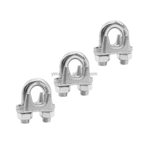 Source Factory Manufacturer High Quality Hot Dip Galvanized Steel Guy Clip for Cable Equipment Power Accessories