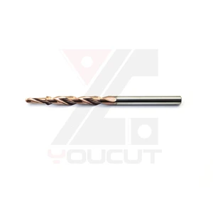 Titanium Coated Solid Carbide Twist Drill Bit for Steel CNC High Speed Drilling 3D/5D Wear Resistant