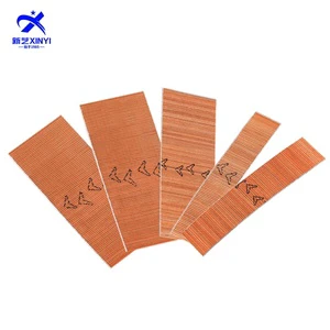 XINYI STAR Smooth Shank Brad Nail Low Carbon Steel Industrial Grade Chisel Point 0.7mm Head Diameter Copper-Plated 92pcs/Strip