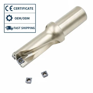 High Speed U Drilling Machine Indexable Insert Drill Bit Carbide with 3D U Drill Spmg Insert