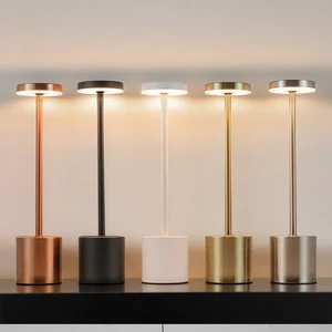 High Quality Cordless LED Desk Lamp Touch Dimming Portable 220V Table Light Modern European Design