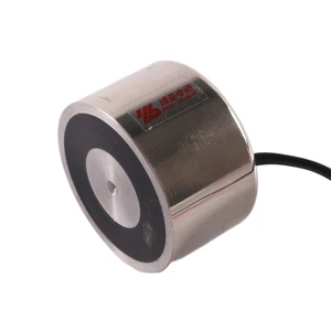 Custom Electromagnet BYKH-4225 DC12V 24V Strong Solenoid Sucker With 30KG Suction Force Threaded Mounting Non-Standard
